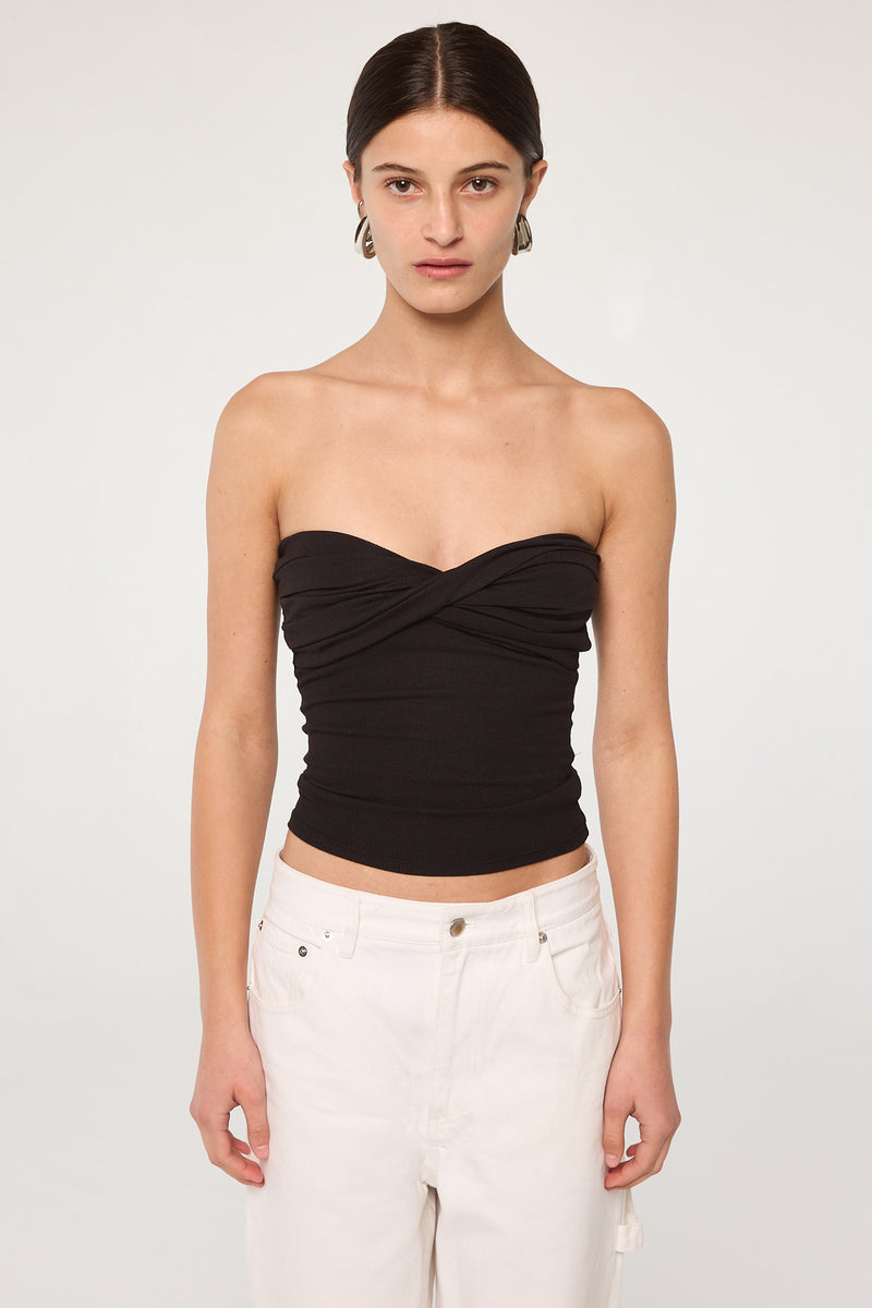 Izzy Tube Top - Black | The Line by K