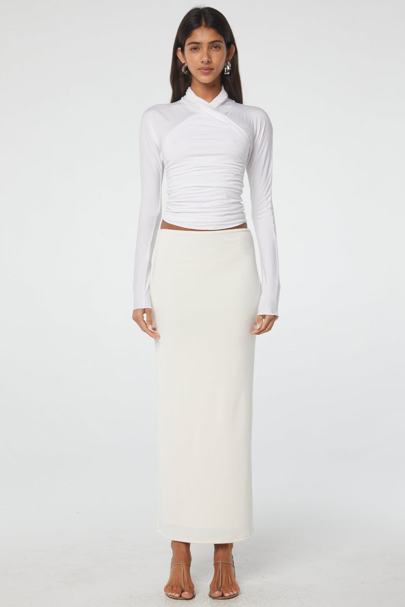 Eiza Skirt - Vanilla | The Line by K