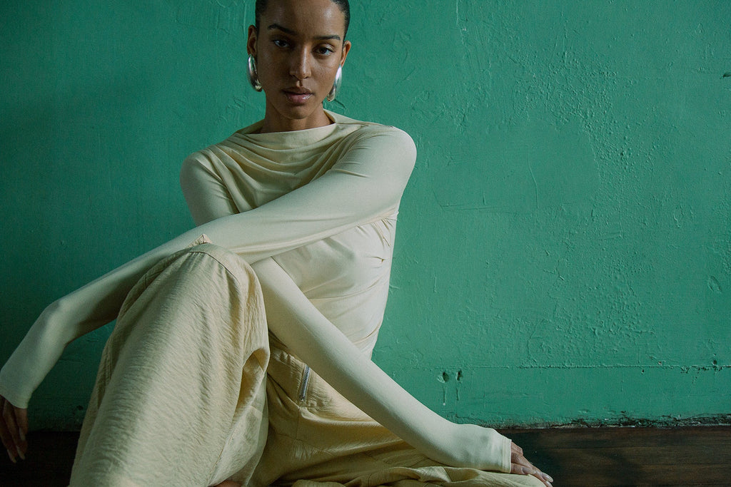The Line by K: Cruise/Resort Collection 2024. Best-sellers Mari Skirt, Wyatt Top, Vasco Dress.