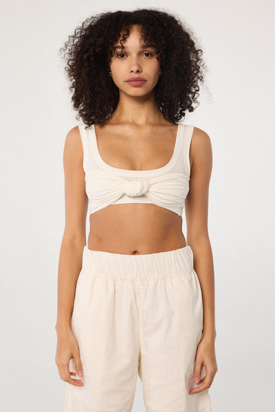 トップス 2024SS CLANE THIN STRAP A LINE TOPS Inessa Top - White | The Line by K