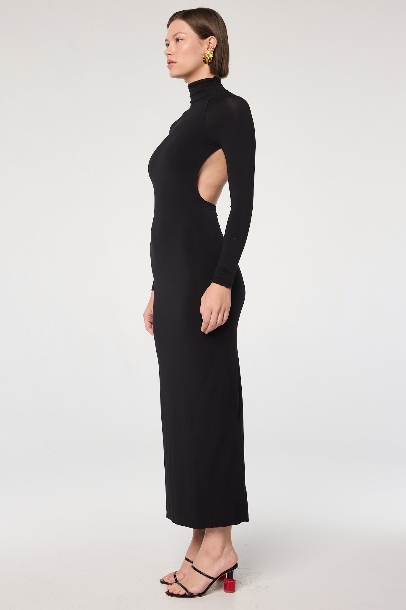 The Line by K Lenny Dress in Black - Size L The Line by K Lenny Dress in Black - Size L