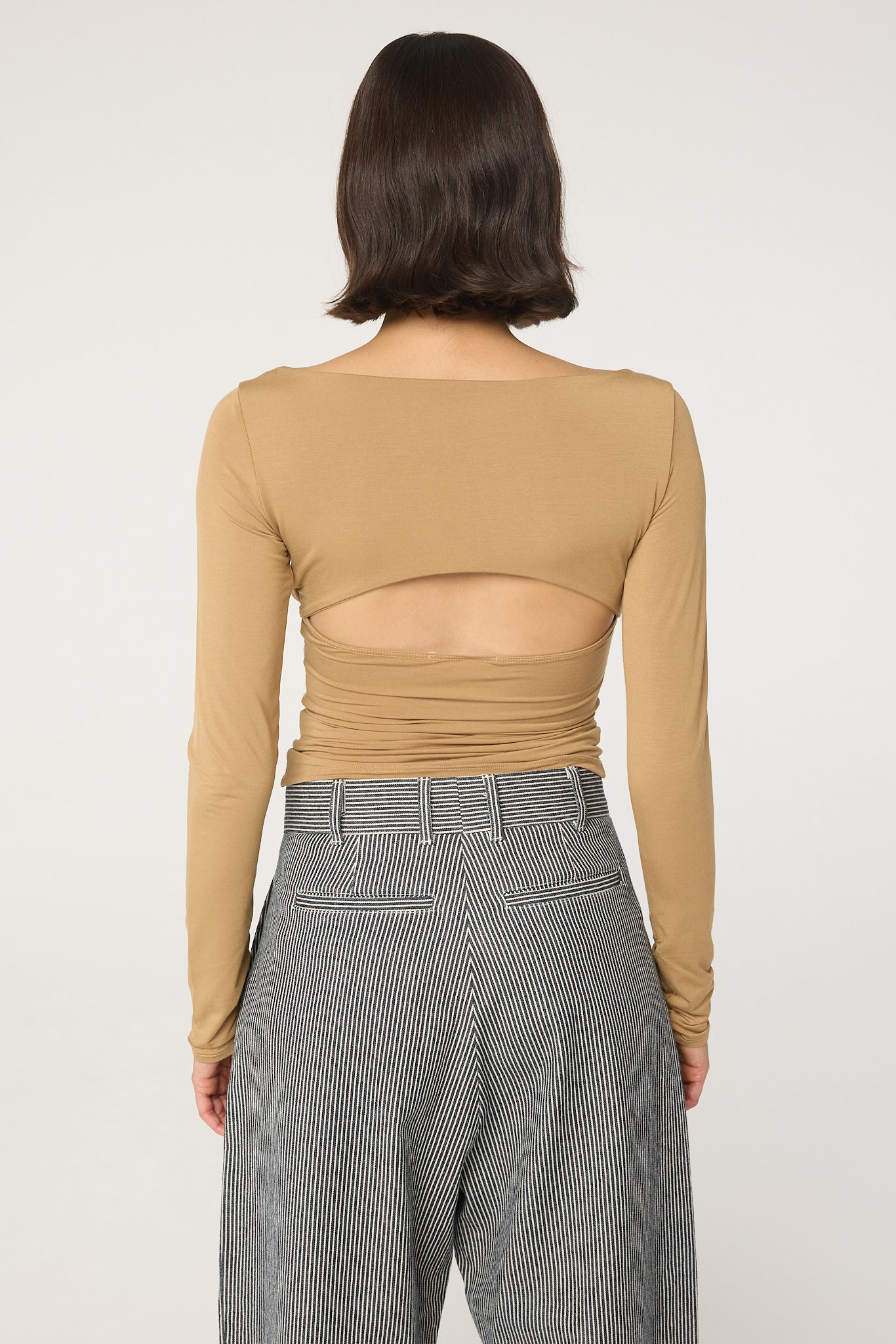 Oisin Long Sleeve Top - Camel | The Line by K