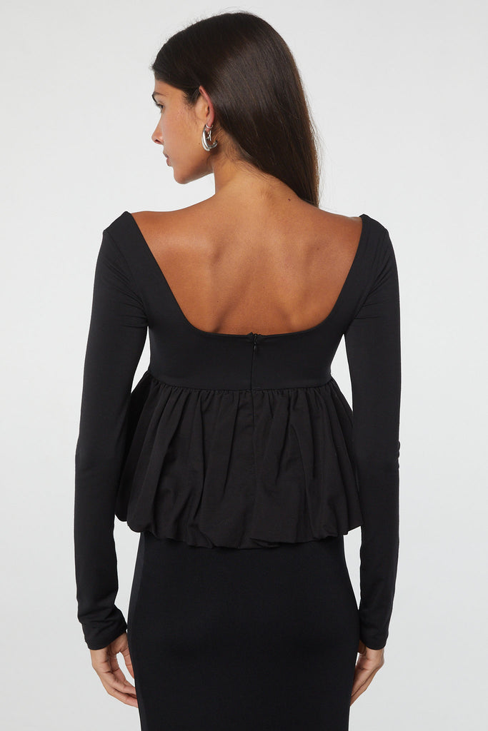 UWE BUBBLE TOP BLACK - The Line by K