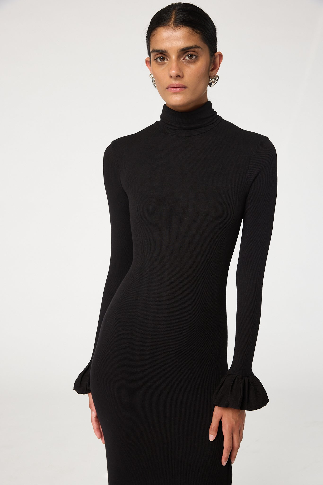 Valentina Dress - Black | The Line by K