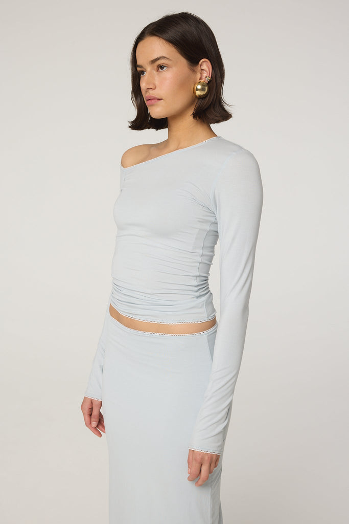 ADRIRA TOP POWDER BLUE - The Line by K