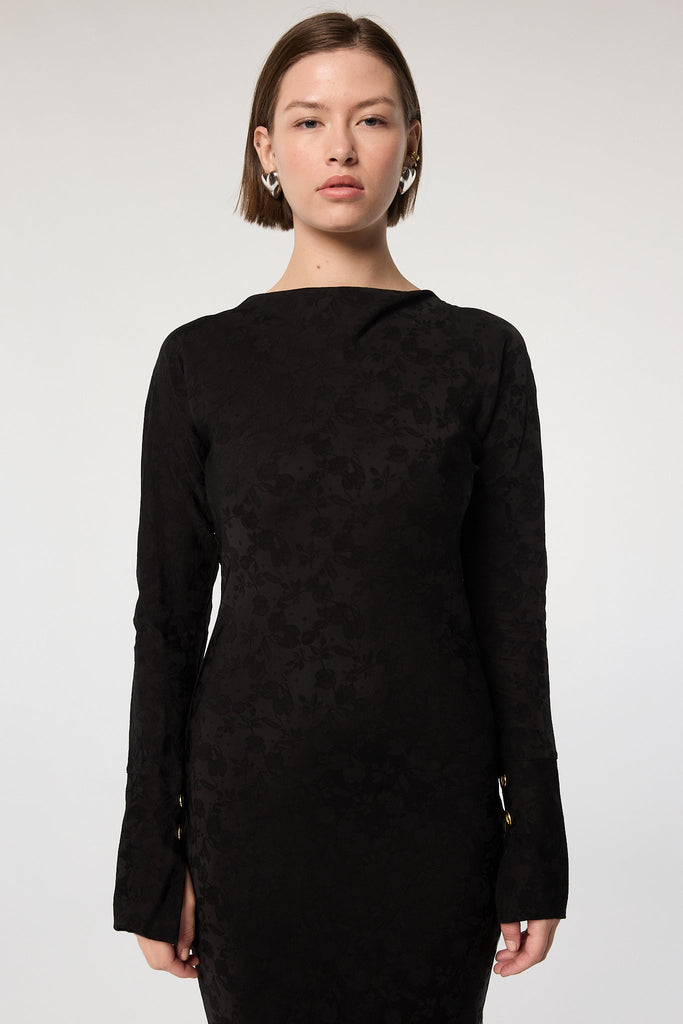 BELLAMY DRESS BLACK - The Line by K