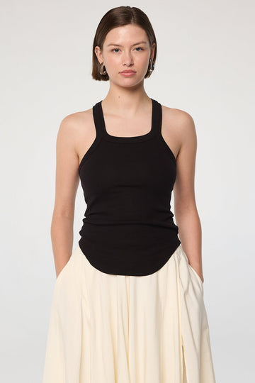 BRUNA TANK TOP BLACK - The Line by K