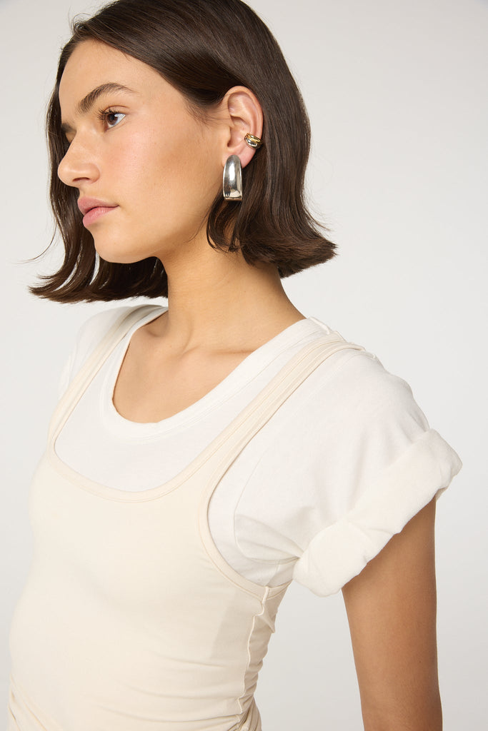 DAQI TOP VANILLA/WHITE - The Line by K