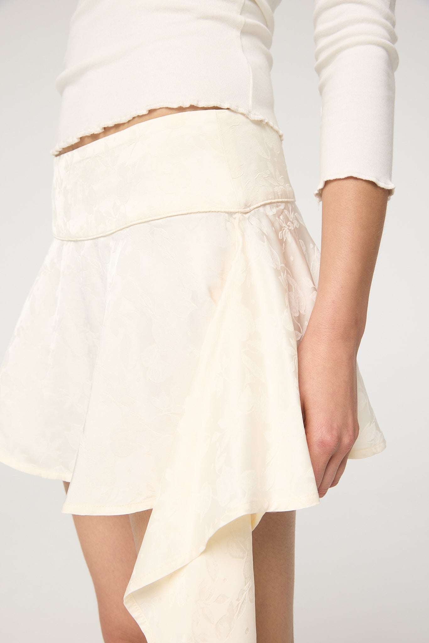 Dom Mini Skirt - Vanilla | The Line by K
