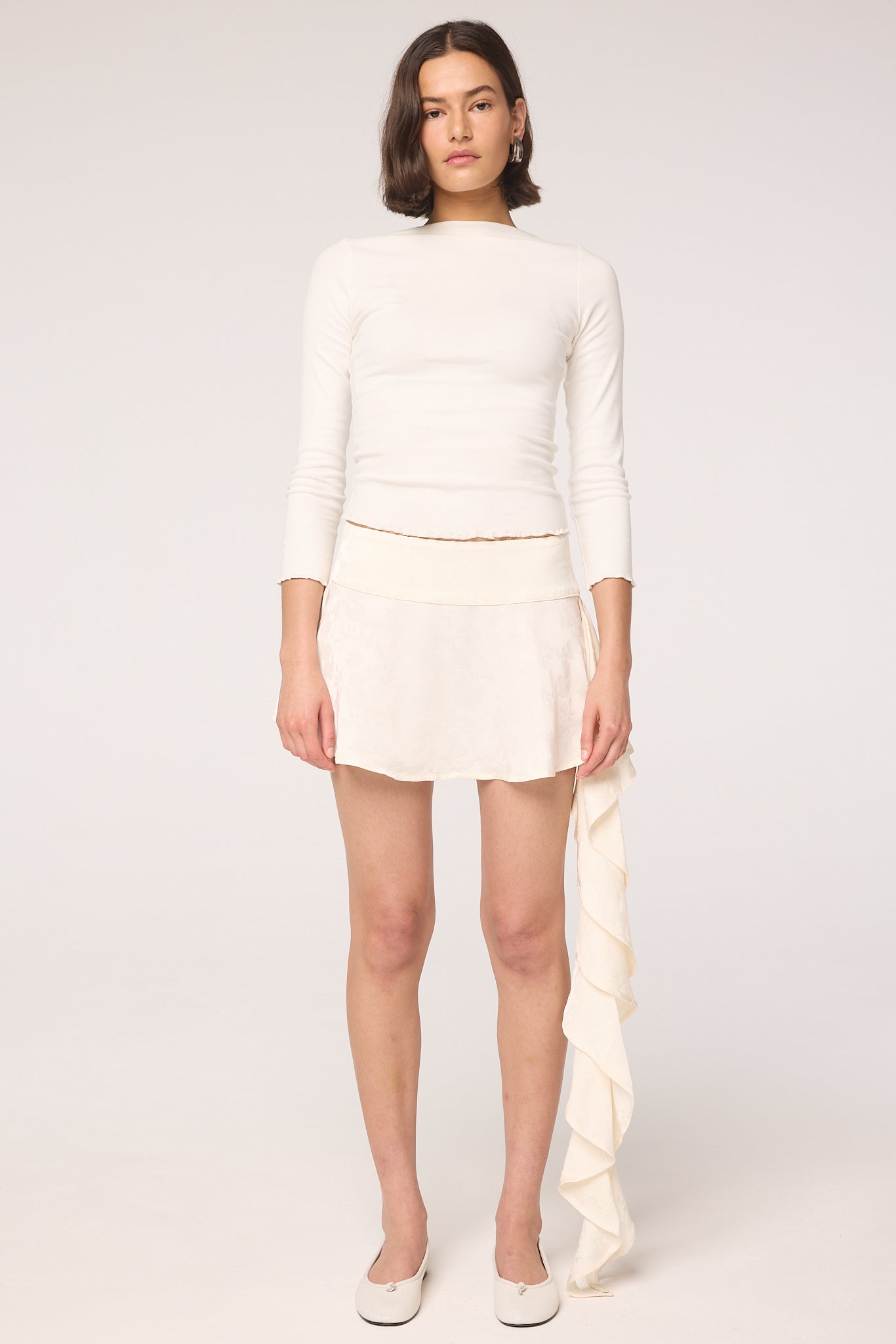 Dom Mini Skirt - Vanilla | The Line by K