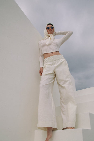 Essex Trouser - Vanilla | The Line by K