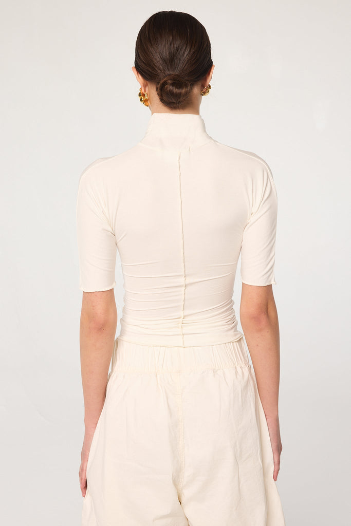 FELIX SHORTSLEEVE TOP VANILLA - The Line by K