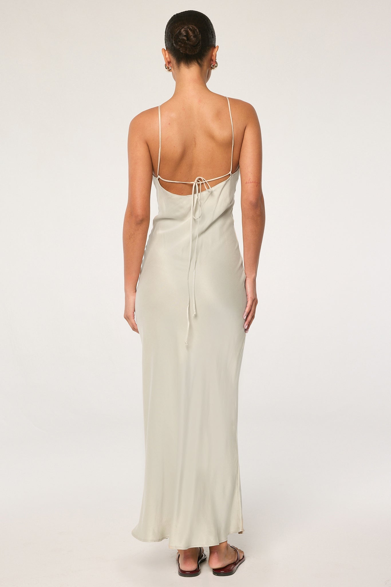 Florence Slip Dress | Color: Cement | Size S | The Line By K Florence Slip Dress | Color: Cement | Size S | The Line By K