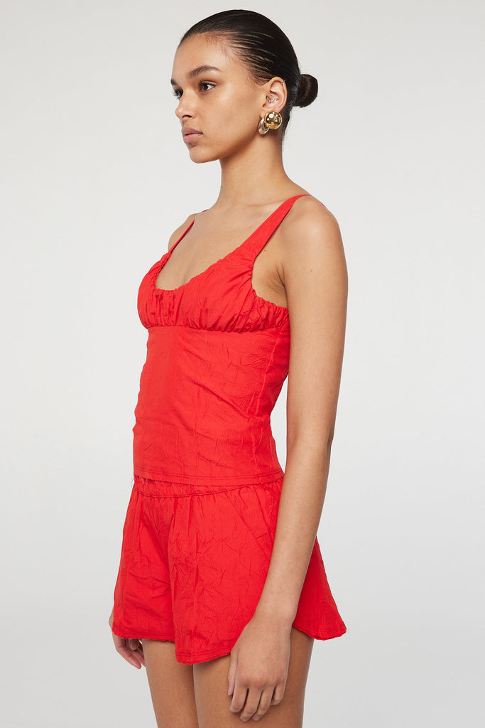 GIVY TOP CHERRY RED - The Line by K