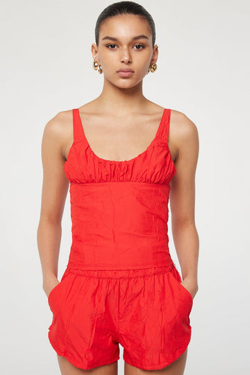 GIVY TOP CHERRY RED - The Line by K