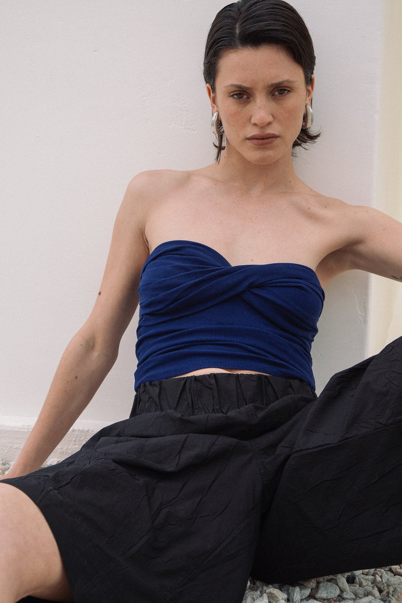 Izzy Tube Top | Color: Navy Blue | size XS | The Line by K Izzy Tube Top | Color: Navy Blue | size XS | The Line by K