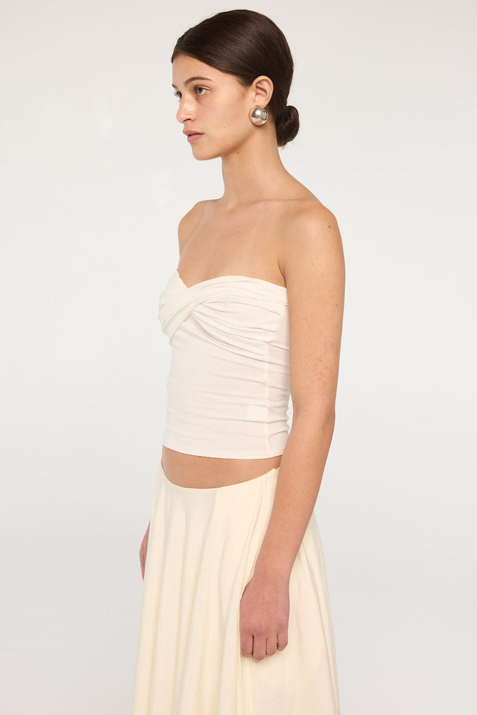 IZZY TUBE TOP WHITE - The Line by K
