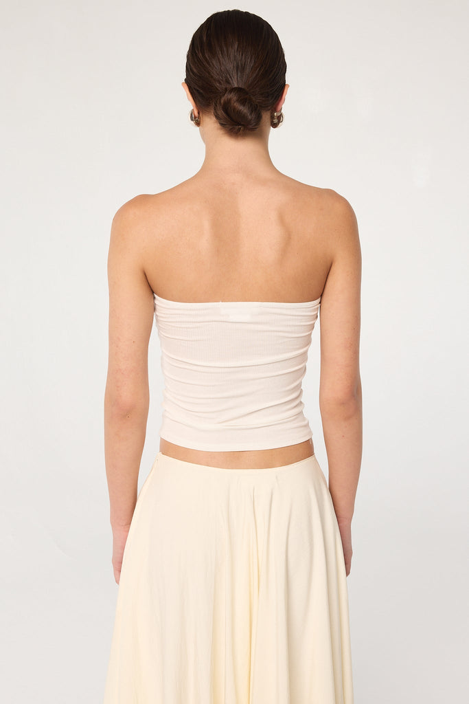 IZZY TUBE TOP WHITE - The Line by K