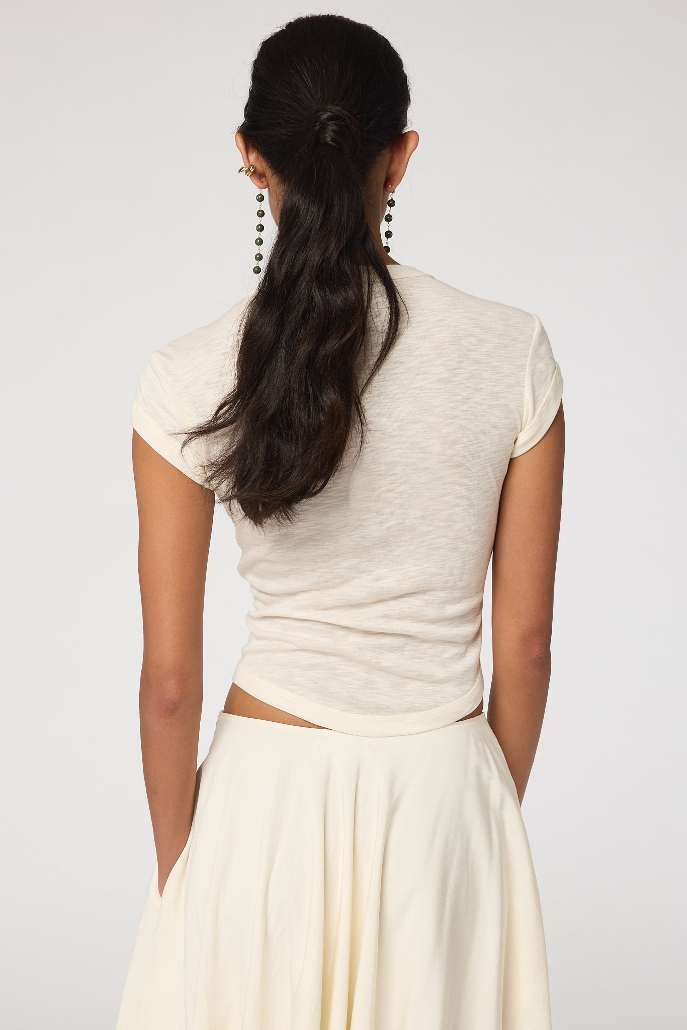 Lavi T-Shirt - Vanilla | The Line by K
