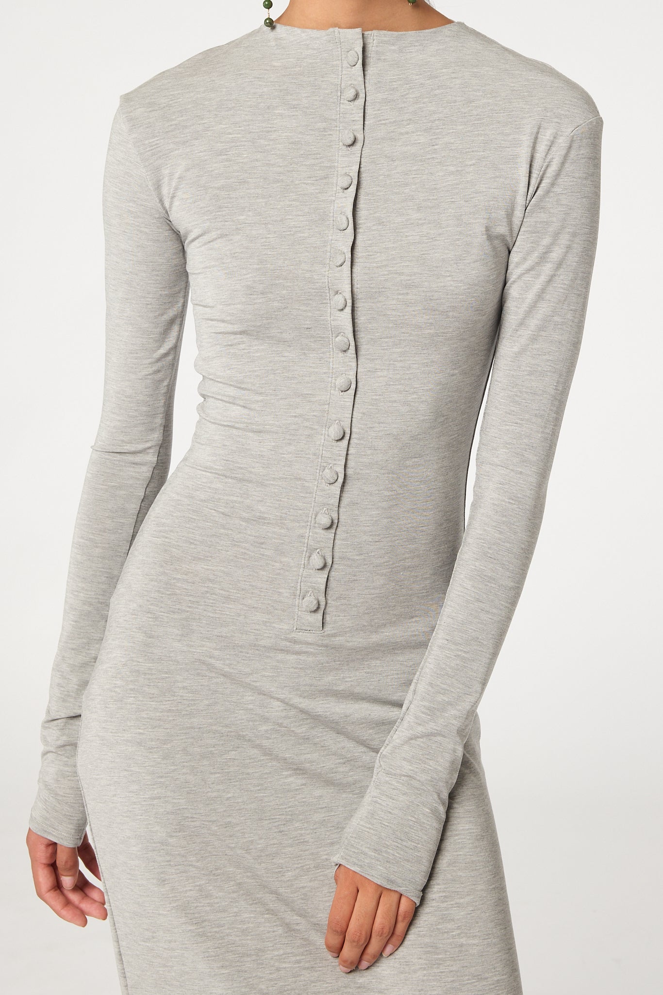 Leticia Maxi Dress | Color: Heather Grey | Size L | The Line by K Leticia Maxi Dress | Color: Heather Grey | Size L | The Line by K
