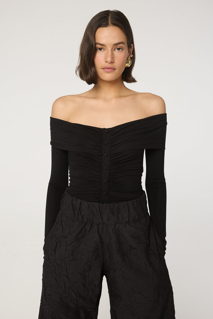 LUNAR BODYSUIT BLACK - The Line by K