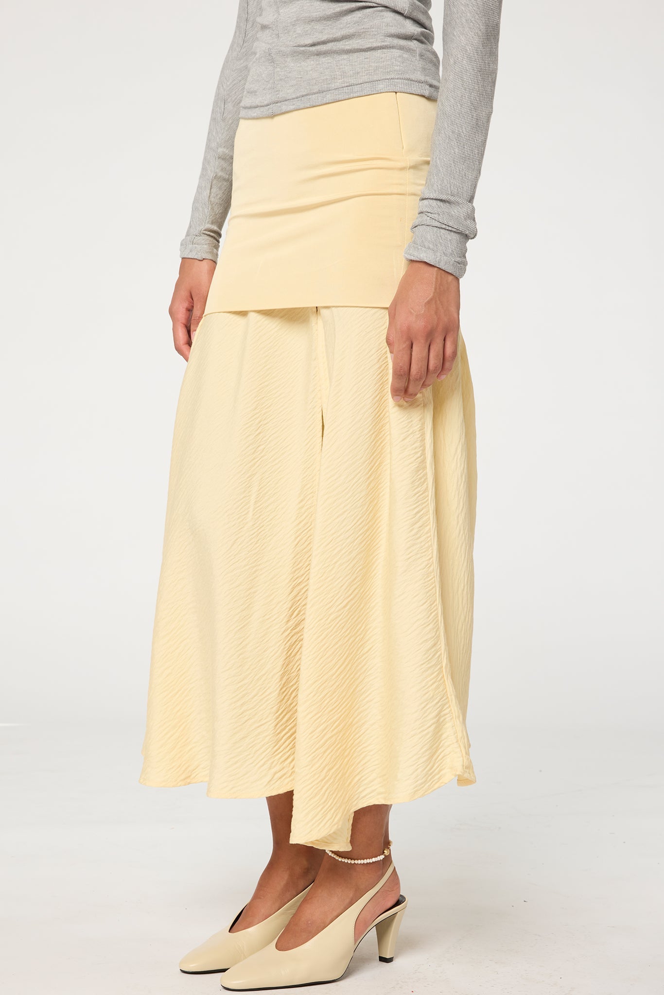 スカート Mel gather skirt brown andmary ANDMARY】Mel gather skirt