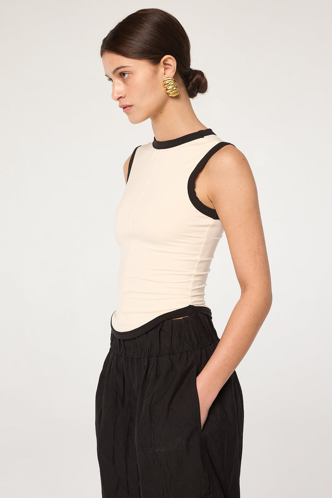 MARTINE TANK TOP VANILLA - The Line by K