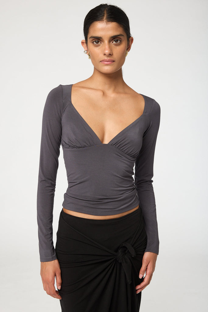 OISIN TOP DEEP GREY - The Line by K