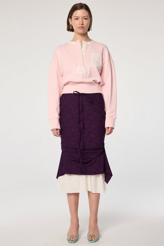 OPAL SKIRT EGGPLANT - The Line by K