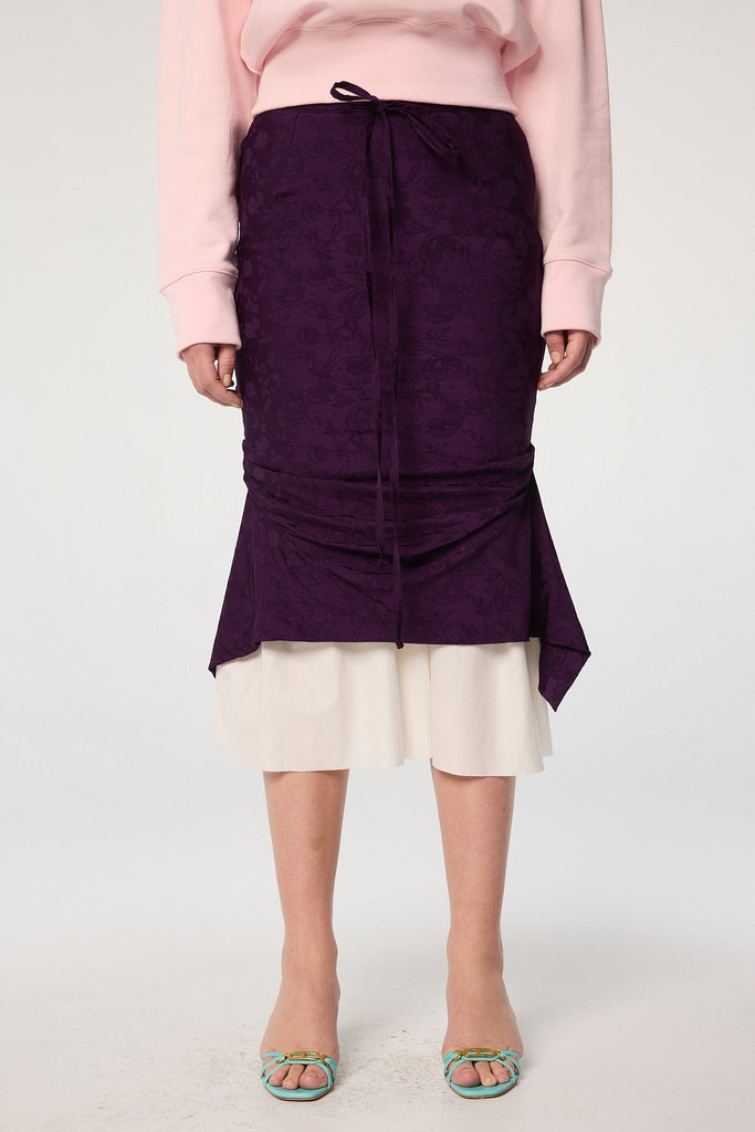 OPAL SKIRT EGGPLANT - The Line by K