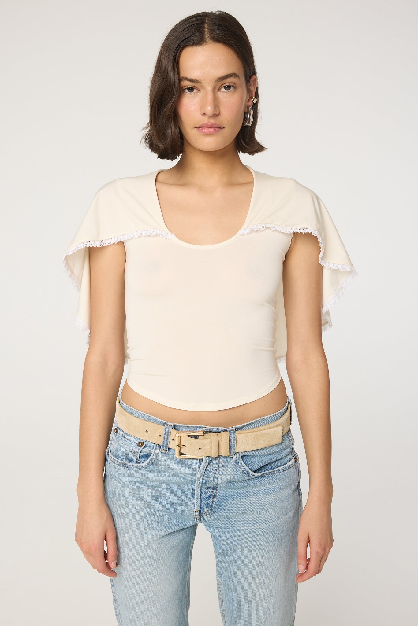 Piers Cape Top - Vanilla | The Line by K