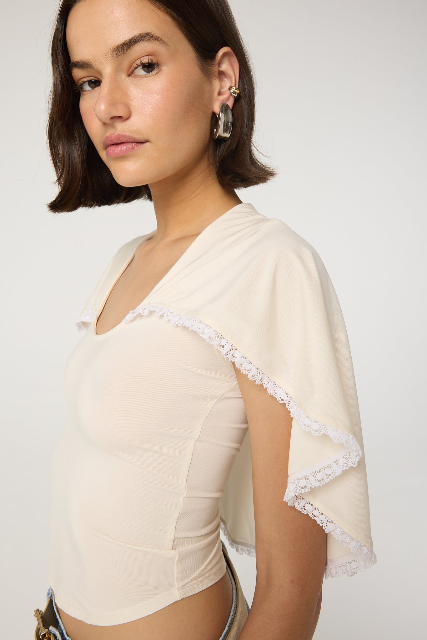Piers Cape Top - Vanilla | The Line by K