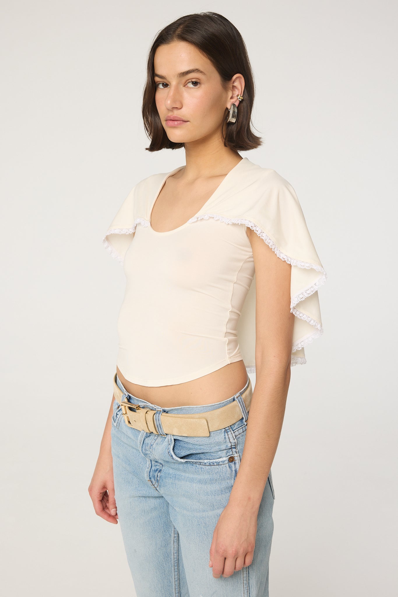 Piers Cape Top - Vanilla | The Line by K