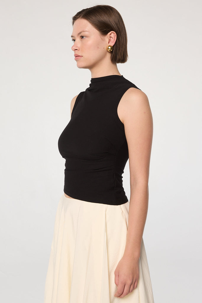 SELMA TANK TOP BLACK - The Line by K