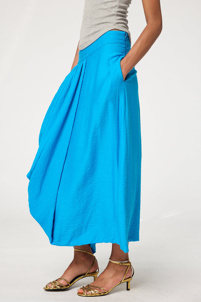 SERAFINA SKIRT ELECTRIC TURQUOISE - The Line by K