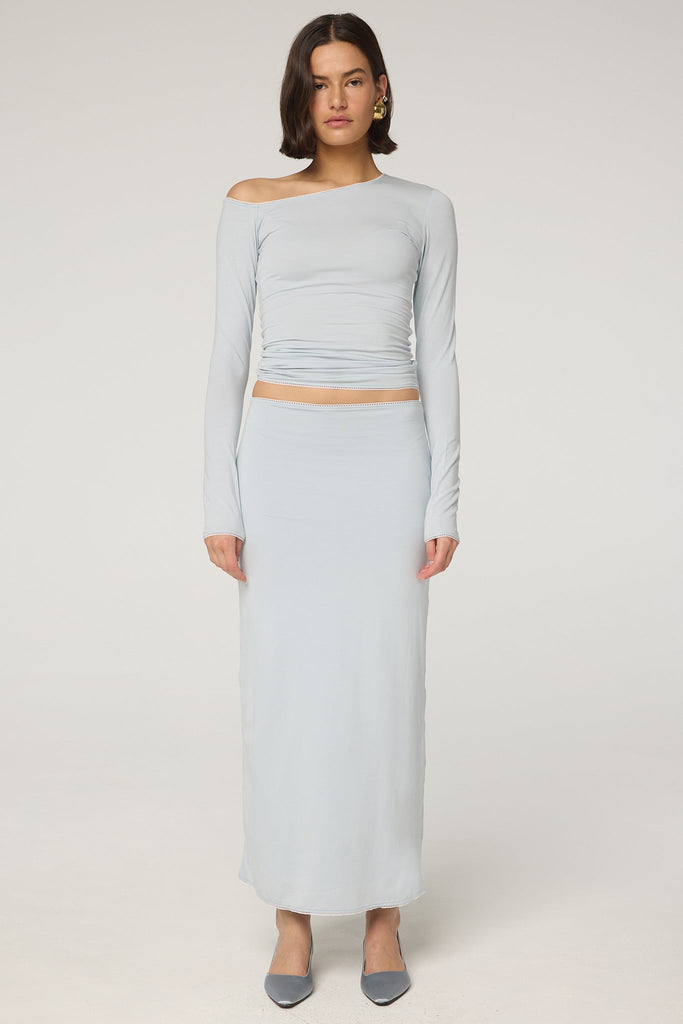 SOLENE SKIRT POWDER BLUE - The Line by K