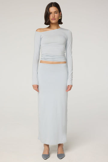 SOLENE SKIRT POWDER BLUE - The Line by K