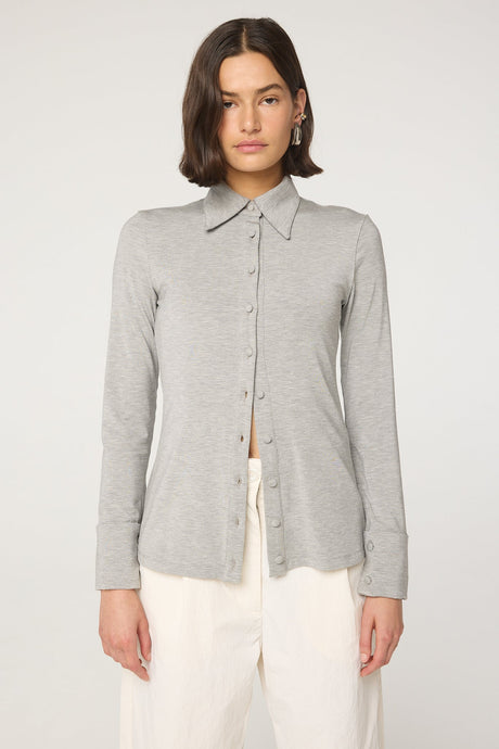 Spazzi Top - Heather Grey | The Line By K – The Line by K