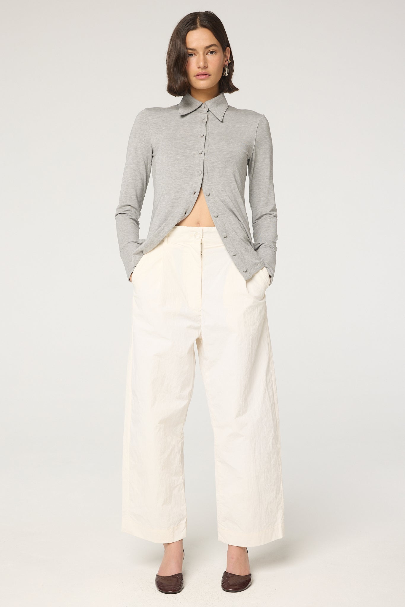Spazzi Top - Heather Grey | The Line By K – The Line by K