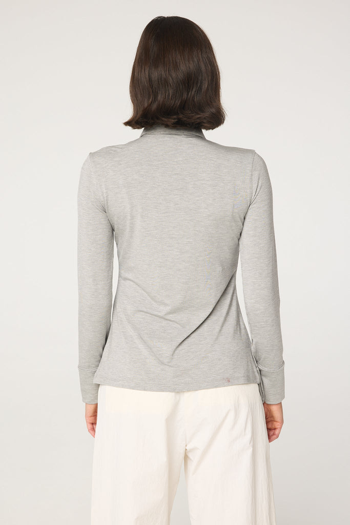 SPAZZI TOP HEATHER GREY - The Line by K