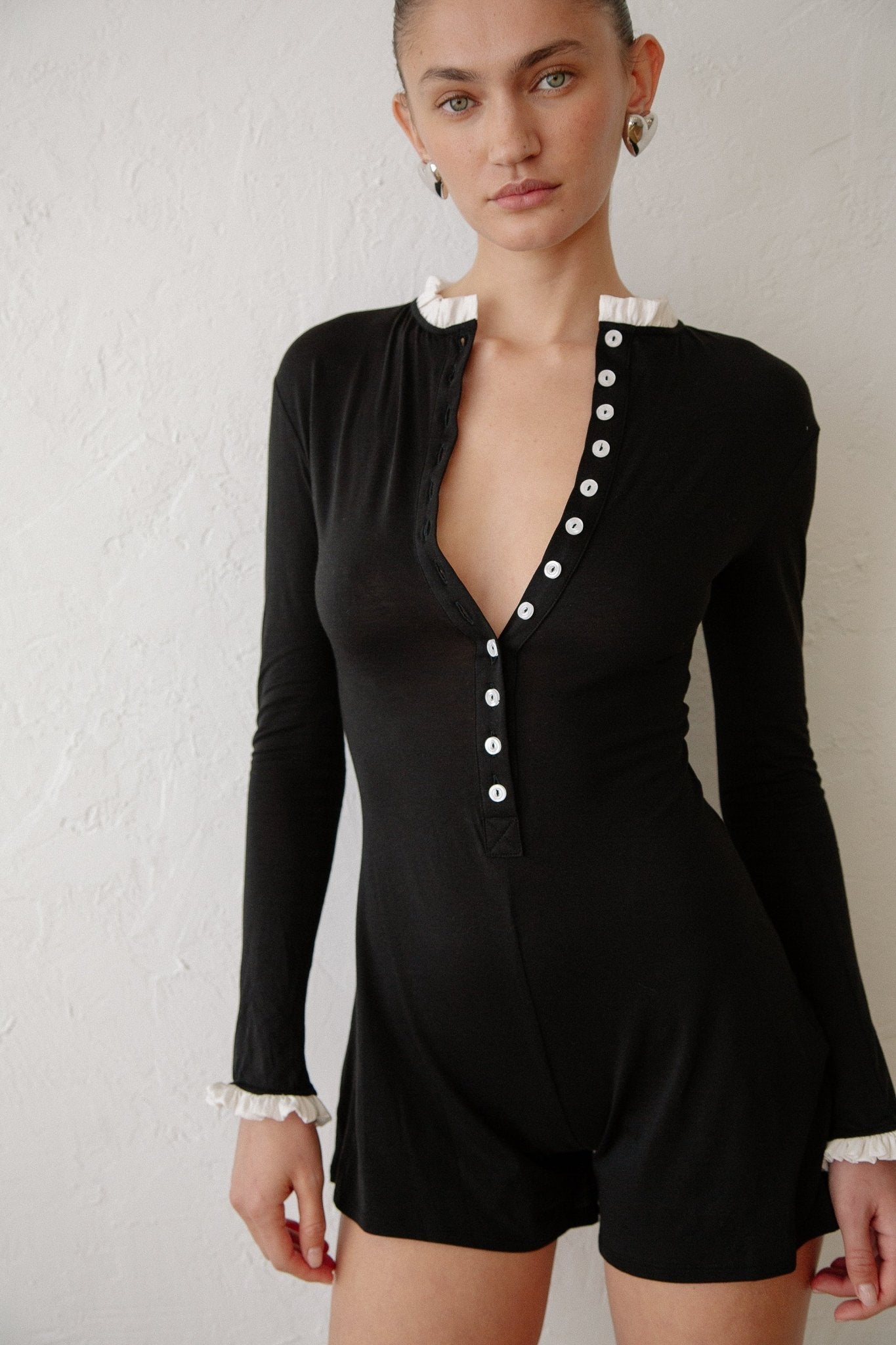 Tamar Jumpsuit - Black | The Line by K