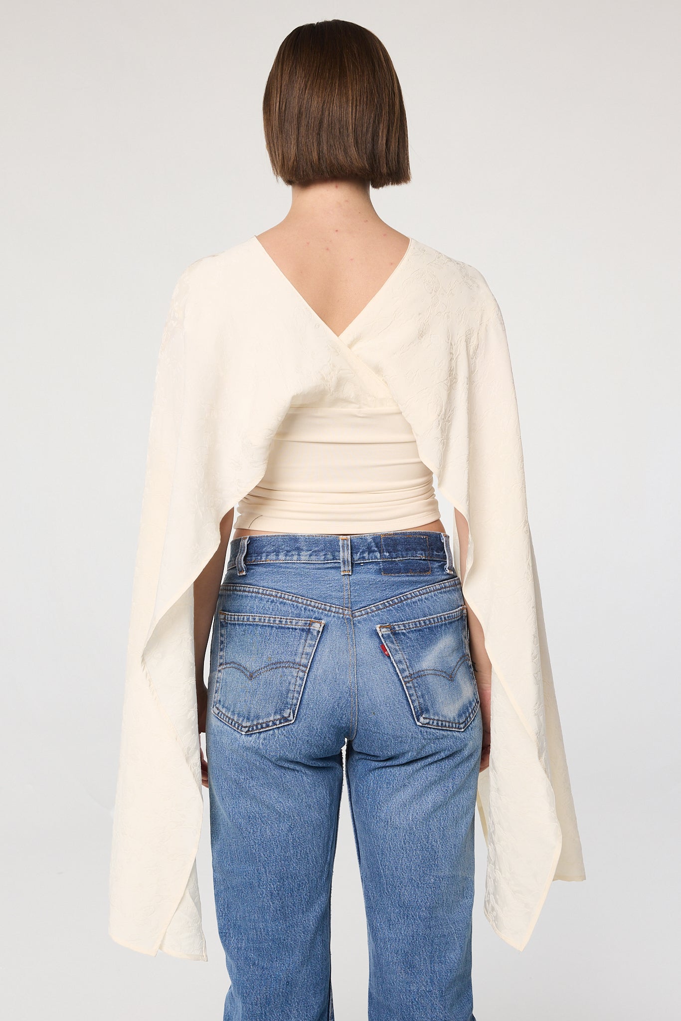 Tora Cape Top - Vanilla | The Line By K – The Line by K