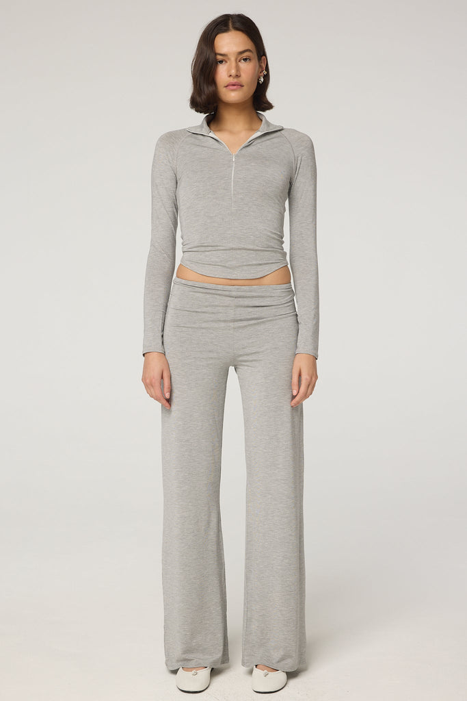 WOODLEY PANT HEATHER GREY - The Line by K