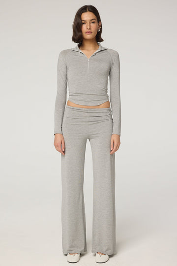 WOODLEY PANT HEATHER GREY - The Line by K