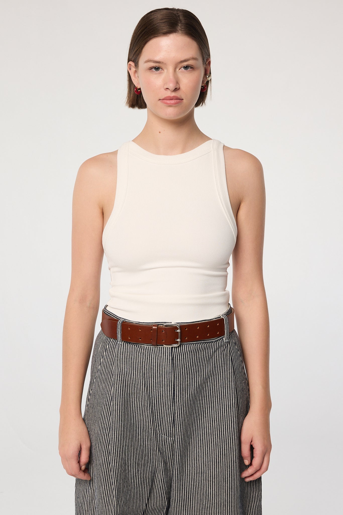 Ximeno Tank Top - White | The Line by K