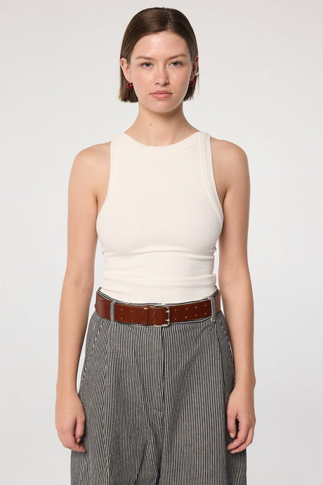 Ximeno Tank Top - White | The Line by K