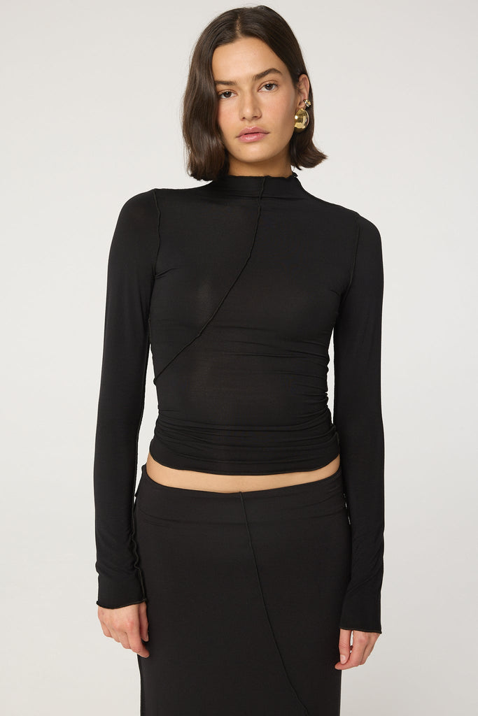 ZANE TOP BLACK - The Line by K