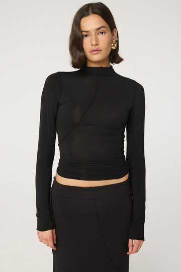 ZANE TOP BLACK - The Line by K