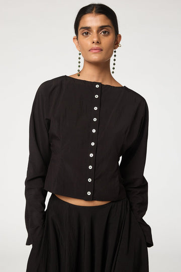 ZHADE TOP BLACK - The Line by K