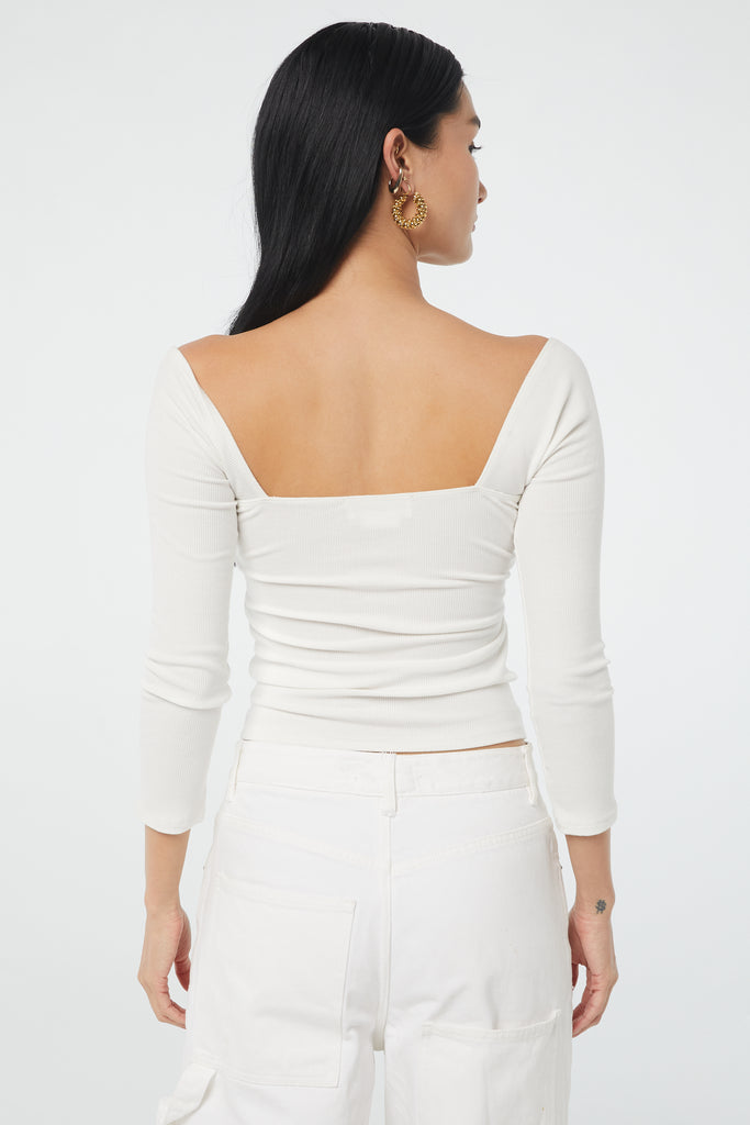 STEVIE TOP WHITE - The Line by K